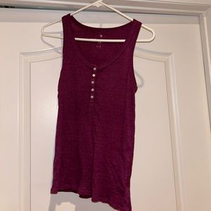 purple / maroon tank top
